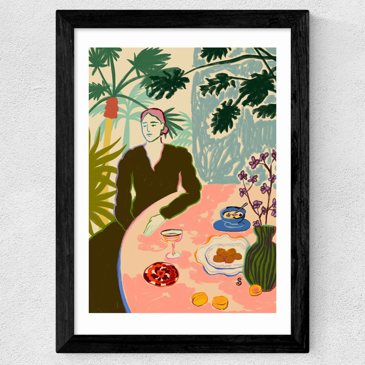 Tropical Brunch Wide Black Frame Tropical Brunch Wide Black Frame
