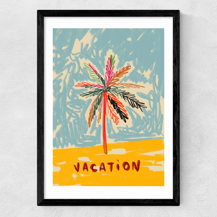 Vacation Medium Black Frame Vacation Medium Black Frame