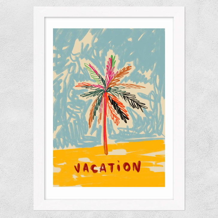 Vacation Wide White Frame Vacation Wide White Frame
