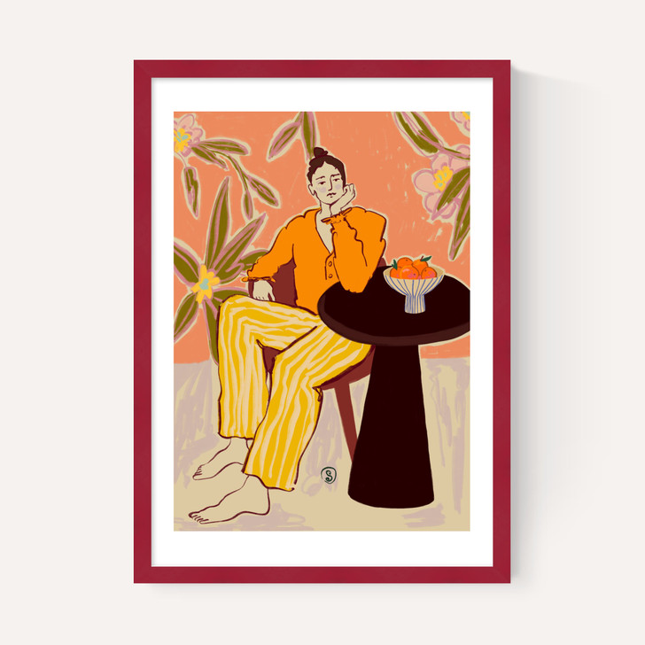 Woman With Oranges