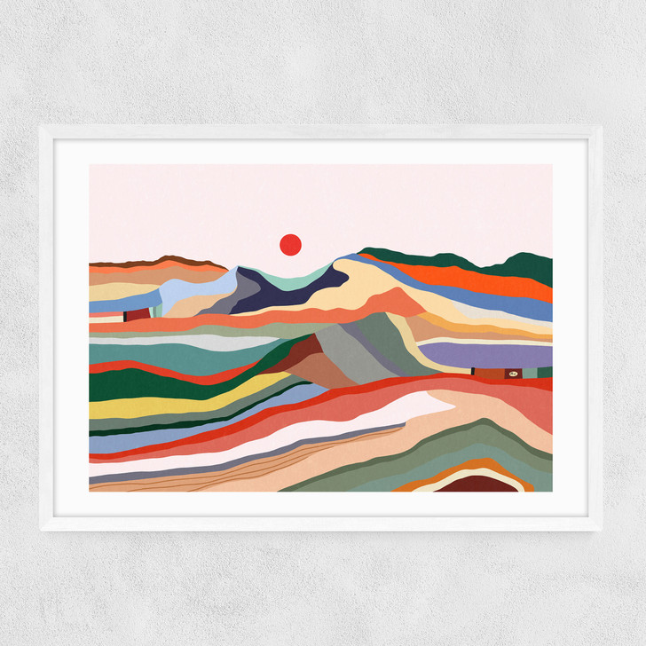 Camaleonte Narrow White Frame