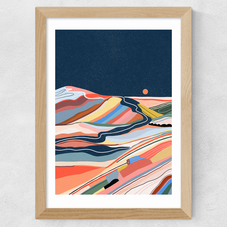 Moonstone Wide Oak Frame Moonstone Wide Oak Frame