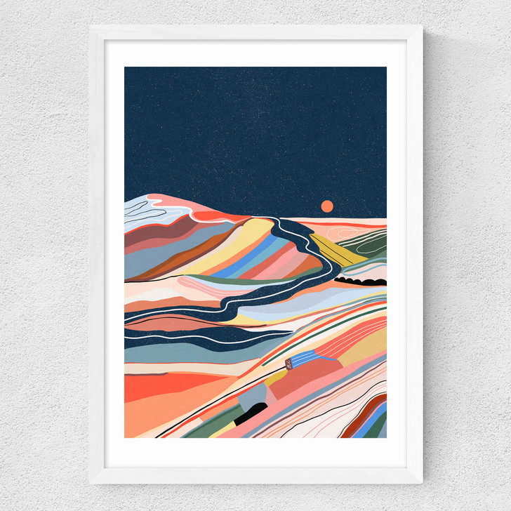 Moonstone Medium White Frame
