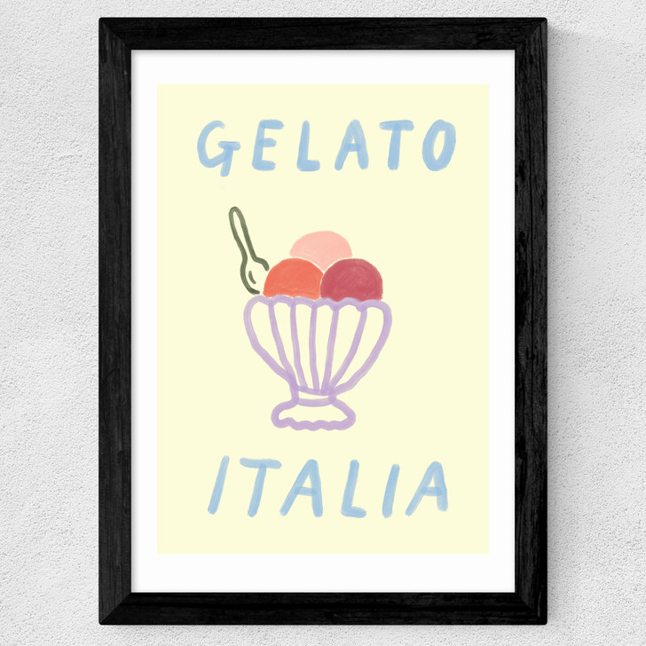 Gelato Italia Wide Black Frame