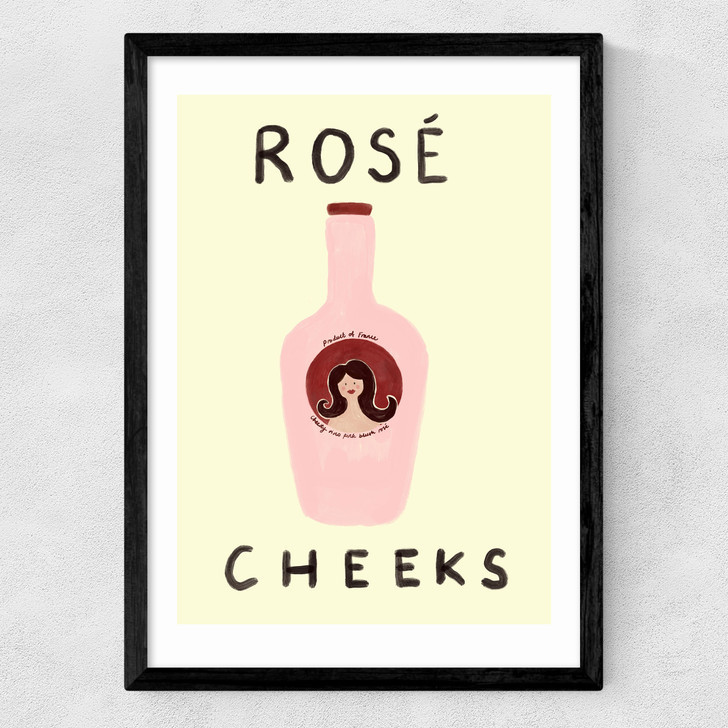 Ros�Cheeks Medium Black Frame