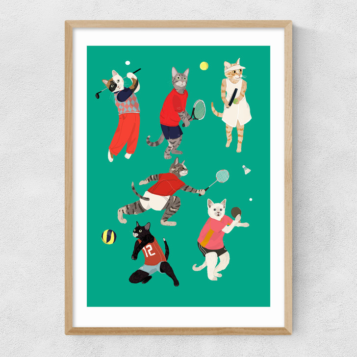 Cat Ballsport Narrow Oak Frame Cat Ballsport Narrow Oak Frame