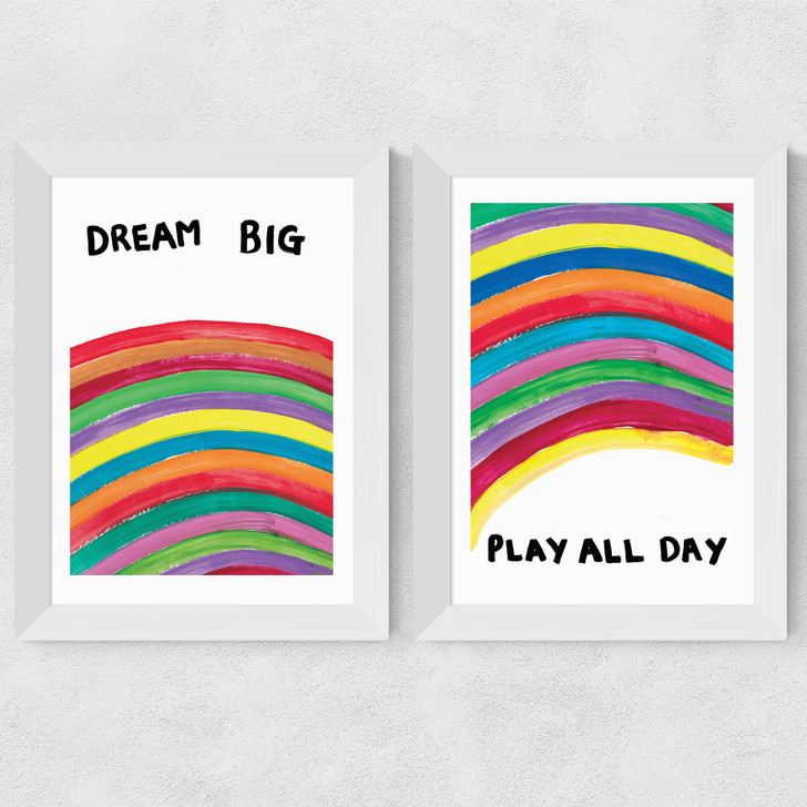 Dream and Play Wide White Frame