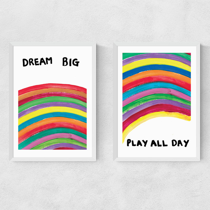 Dream and Play Narrow White Frame