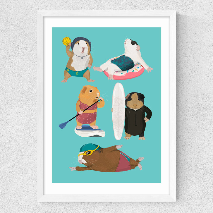 Guinea Pig Watersport Medium White Frame Guinea Pig Watersport Medium White Frame