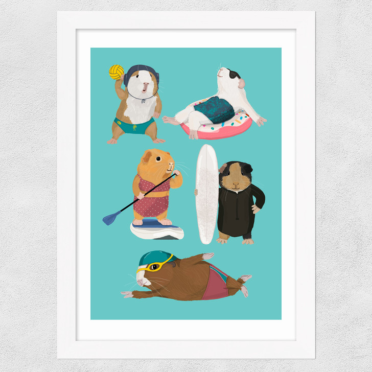 Guinea Pig Watersport Wide White Frame Guinea Pig Watersport Wide White Frame