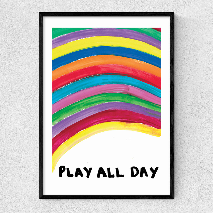Play All Day Narrow Black Frame