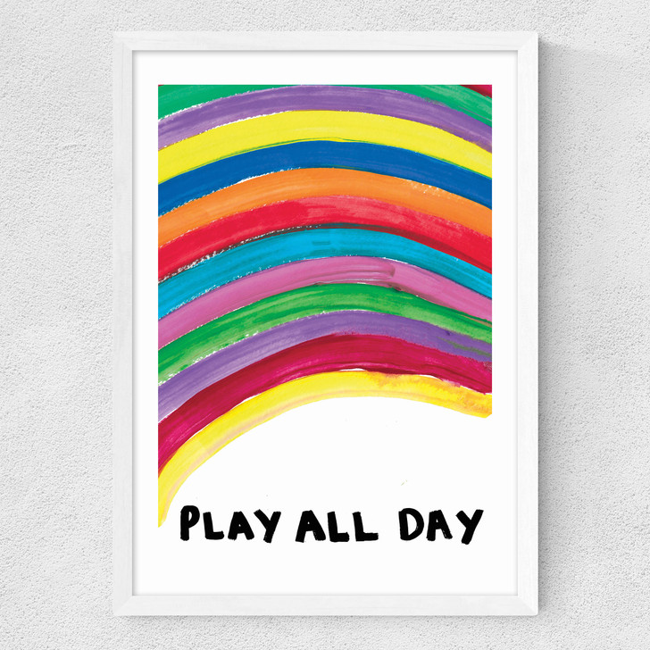 Play All Day Medium White Frame