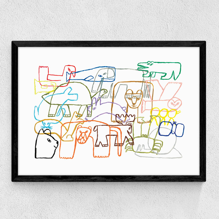 All Together Medium Black Frame