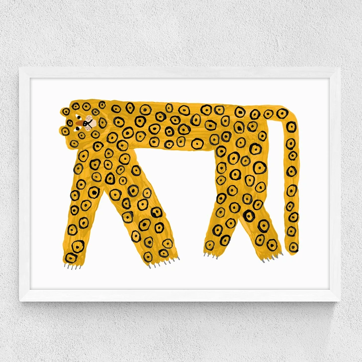Super Jaguar Medium White Frame