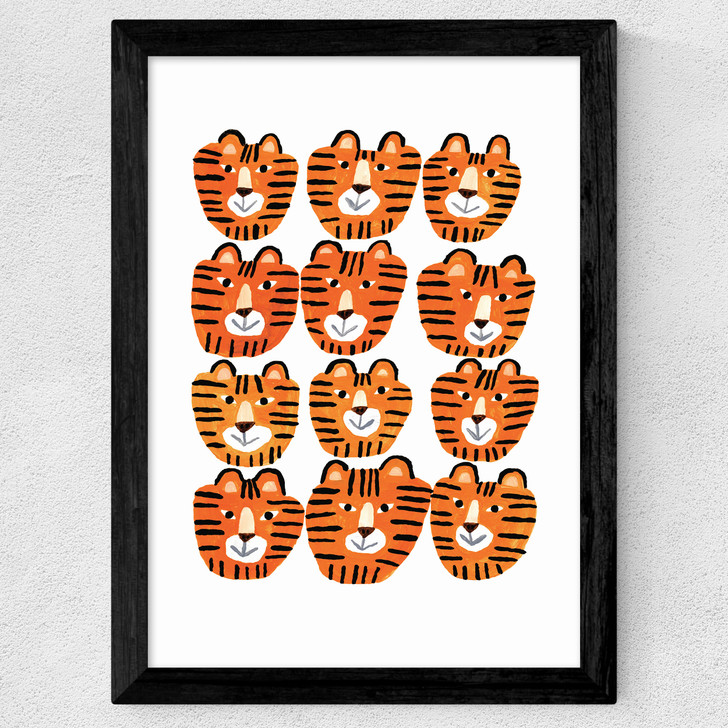 Tiger Tiger Wide Black Frame