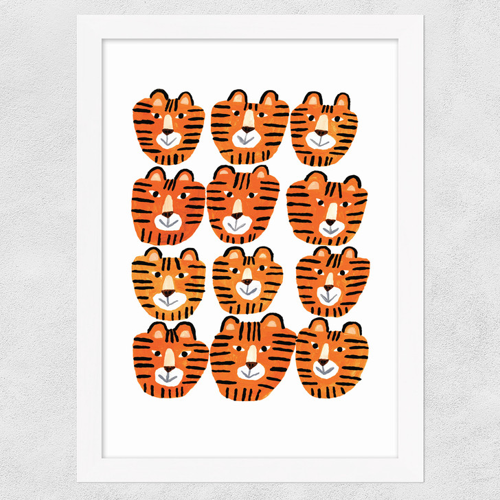 Tiger Tiger Wide White Frame