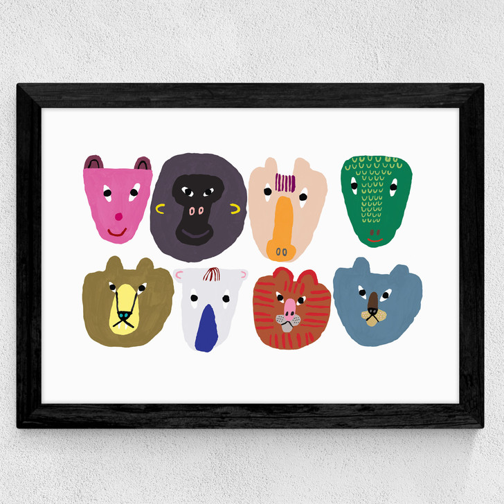 Wild Combination Wide Black Frame