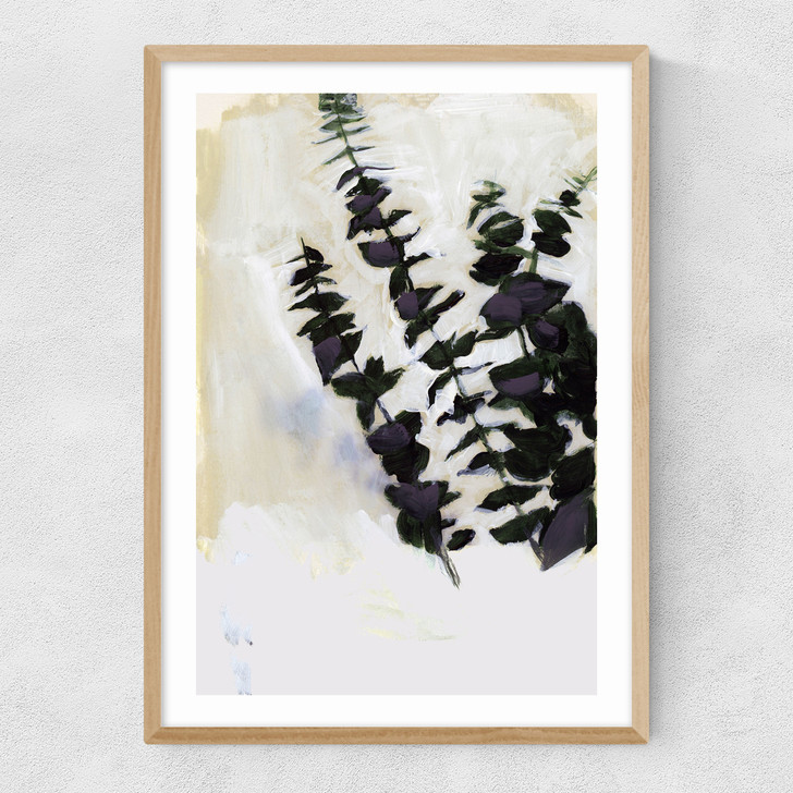 Eucalyptus Painting I Narrow Oak Frame Eucalyptus Painting I Narrow Oak Frame
