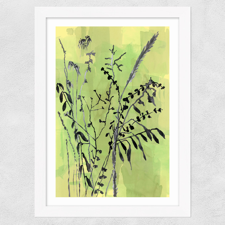 Folklore Arrangement Wide White Frame