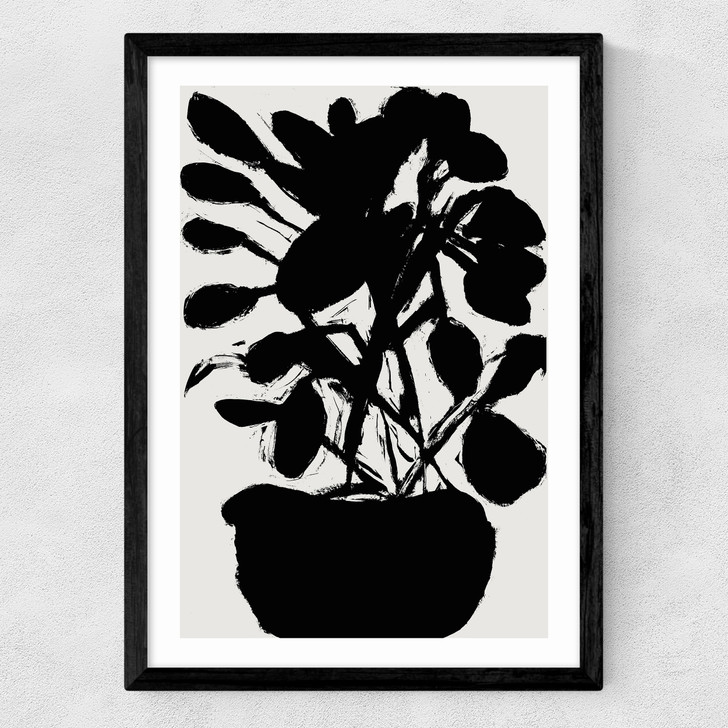 Potted Plant Silhouette I