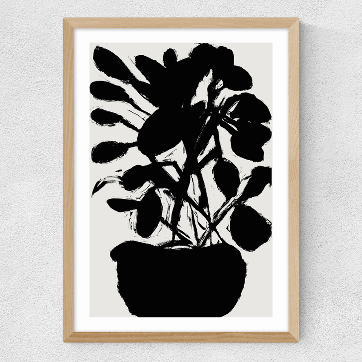 Potted Plant Silhouette I