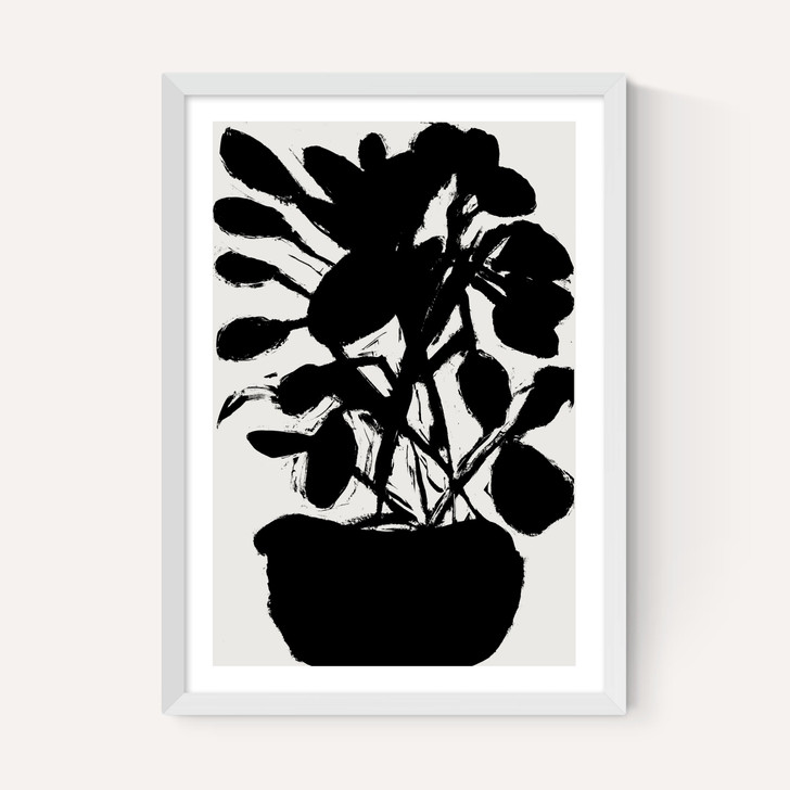 Potted Plant Silhouette I