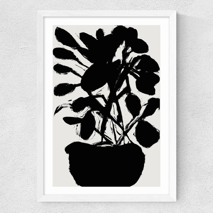 Potted Plant Silhouette I