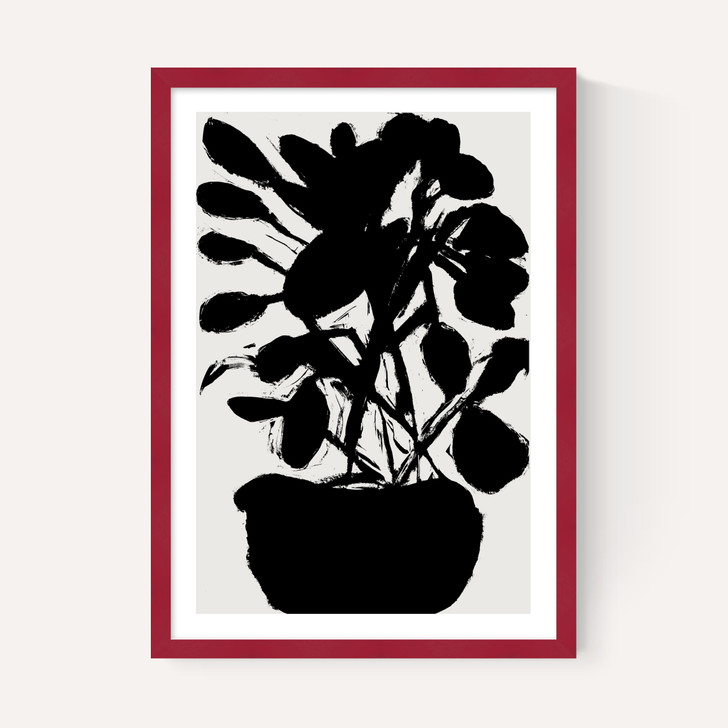 Potted Plant Silhouette I