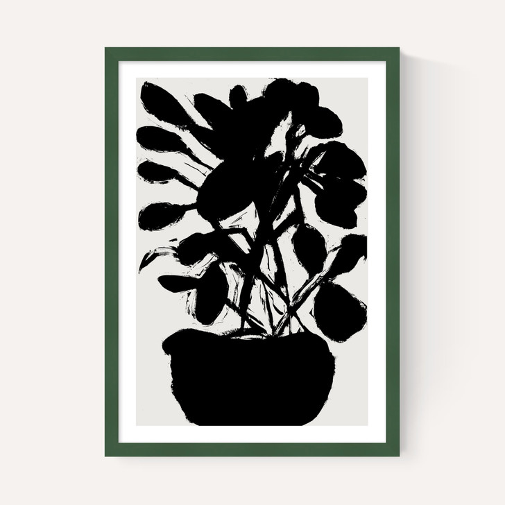 Potted Plant Silhouette I