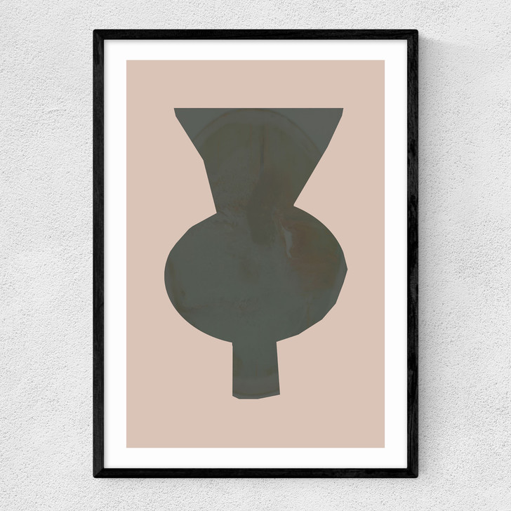 Vase I Narrow Black Frame