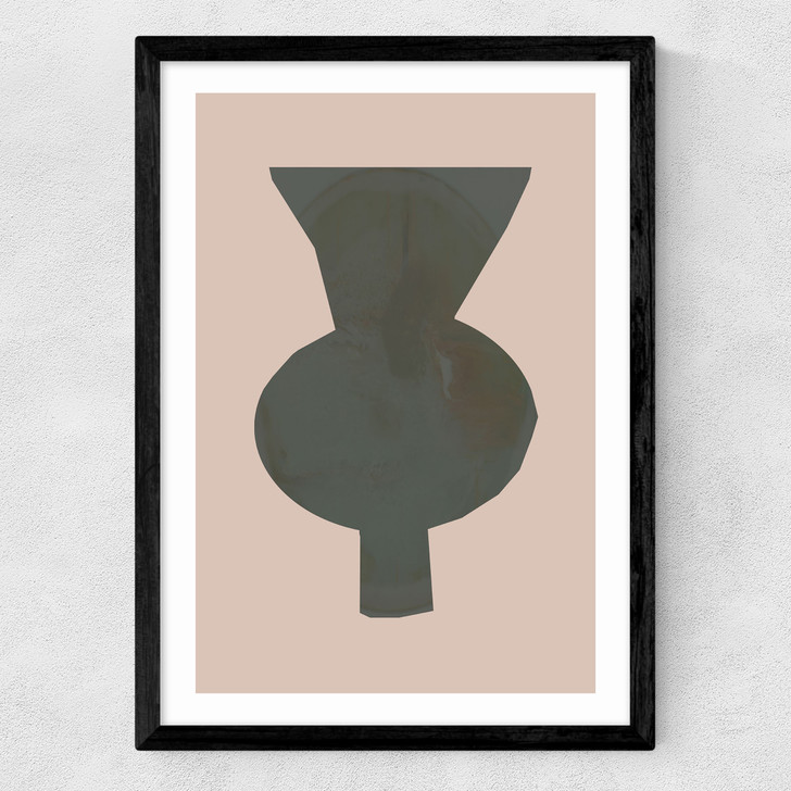 Vase I Medium Black Frame