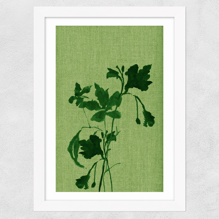 Terre Verte I Wide White Frame