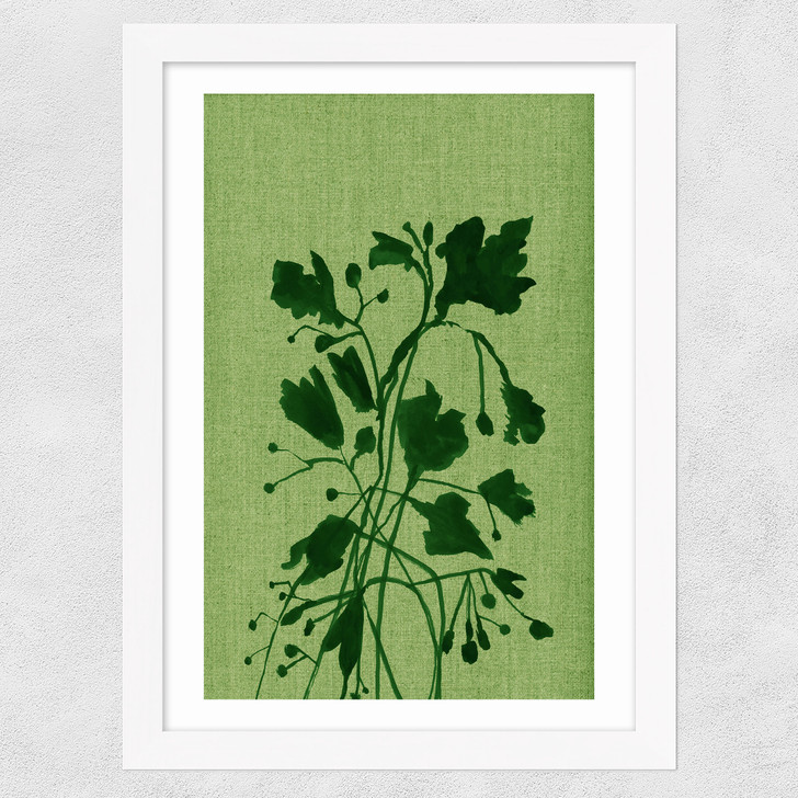 Terre Verte II Wide White Frame Terre Verte II Wide White Frame