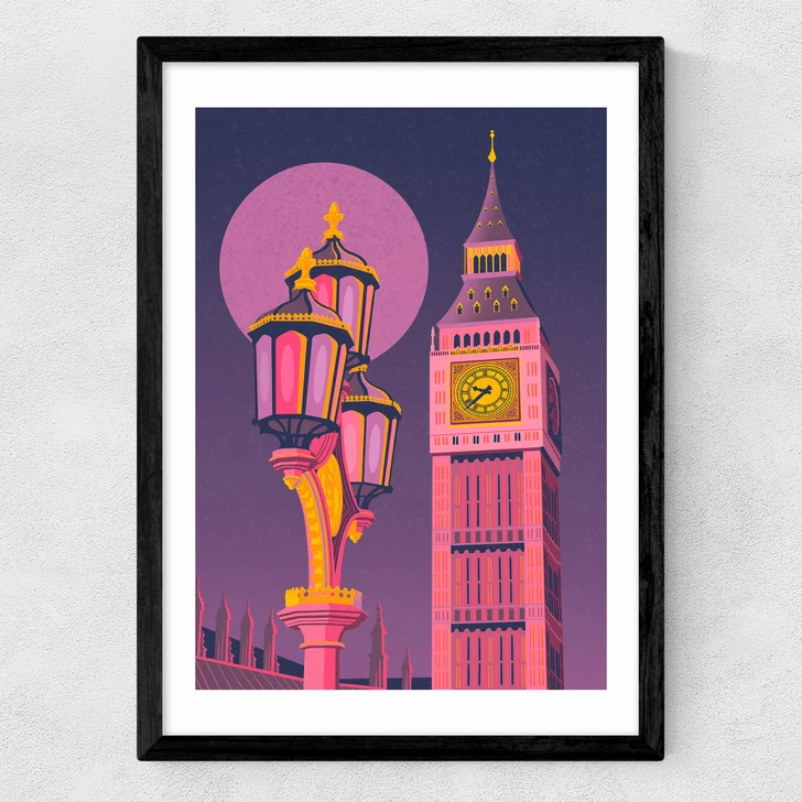 Big Ben Medium Black Frame