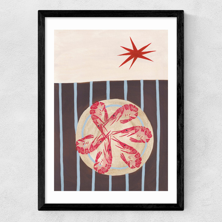 Spicy Gambas Medium Black Frame