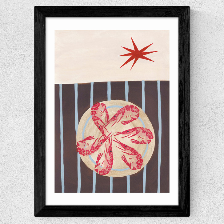 Spicy Gambas Wide Black Frame