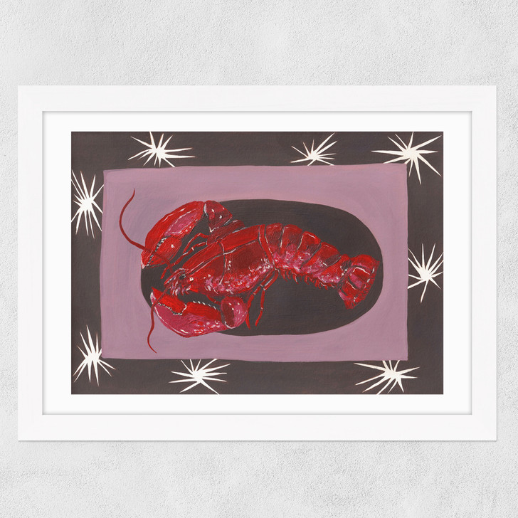 My Lobster Wide White Frame