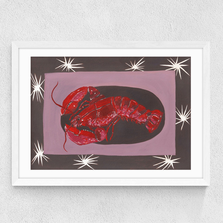 My Lobster Medium White Frame
