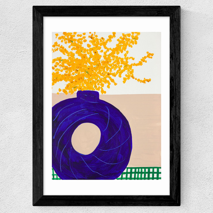 Mimosa Forever Wide Black Frame