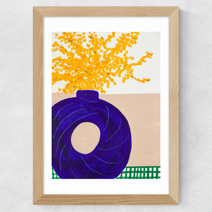 Mimosa Forever Wide Oak Frame