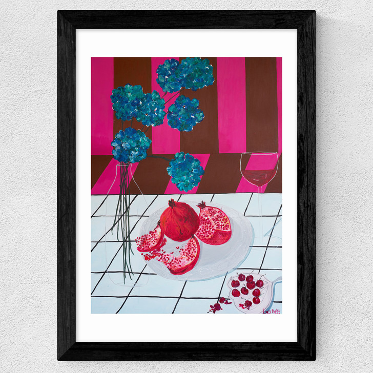 Forbidden Fruit I Wide Black Frame