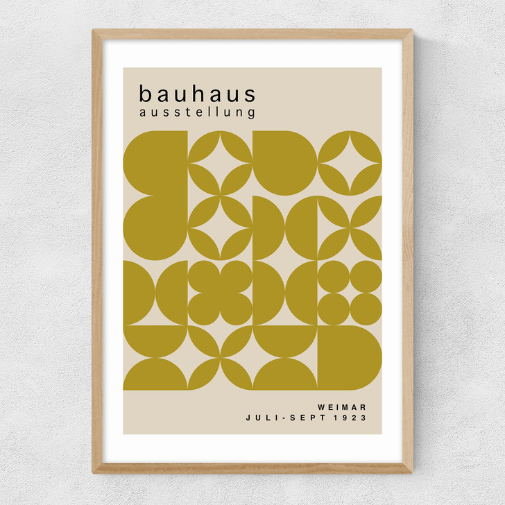 Bauhaus Mosaic Narrow Oak Frame