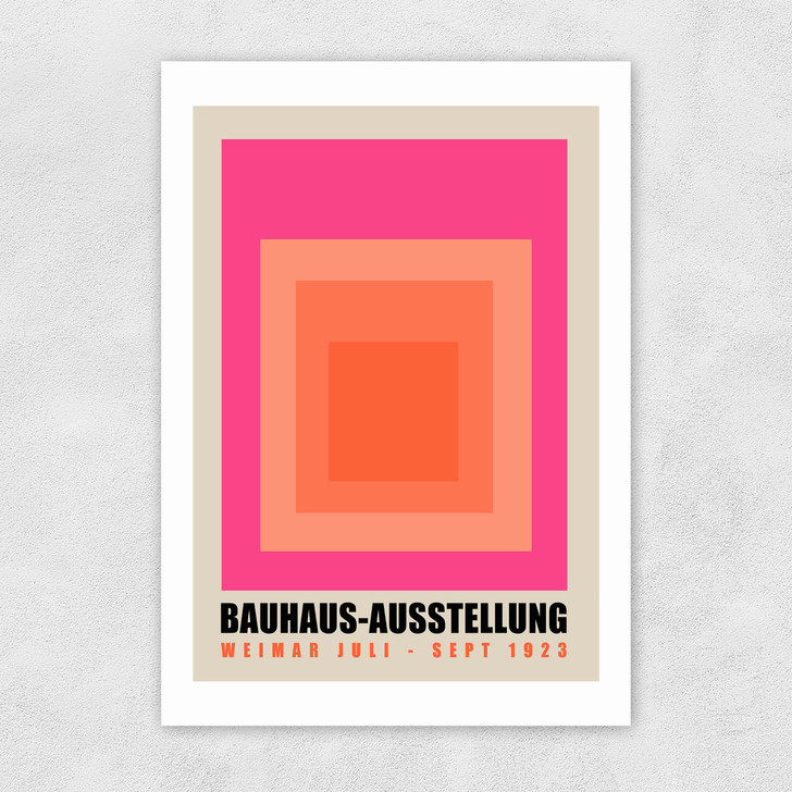 Bauhaus Squares Unframed Print