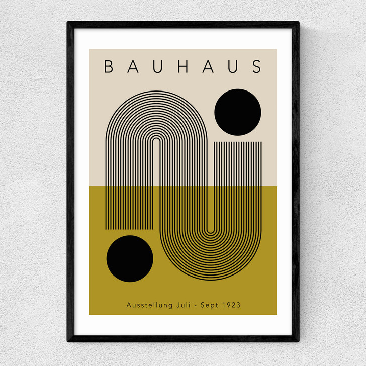 Bauhaus Black Dot Narrow Black Frame Bauhaus Black Dot Narrow Black Frame
