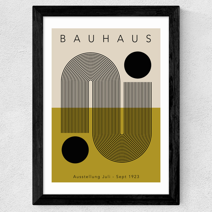 Bauhaus Black Dot Wide Black Frame Bauhaus Black Dot Wide Black Frame