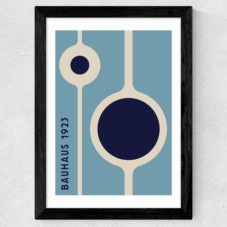 Bauhaus Blue Circle