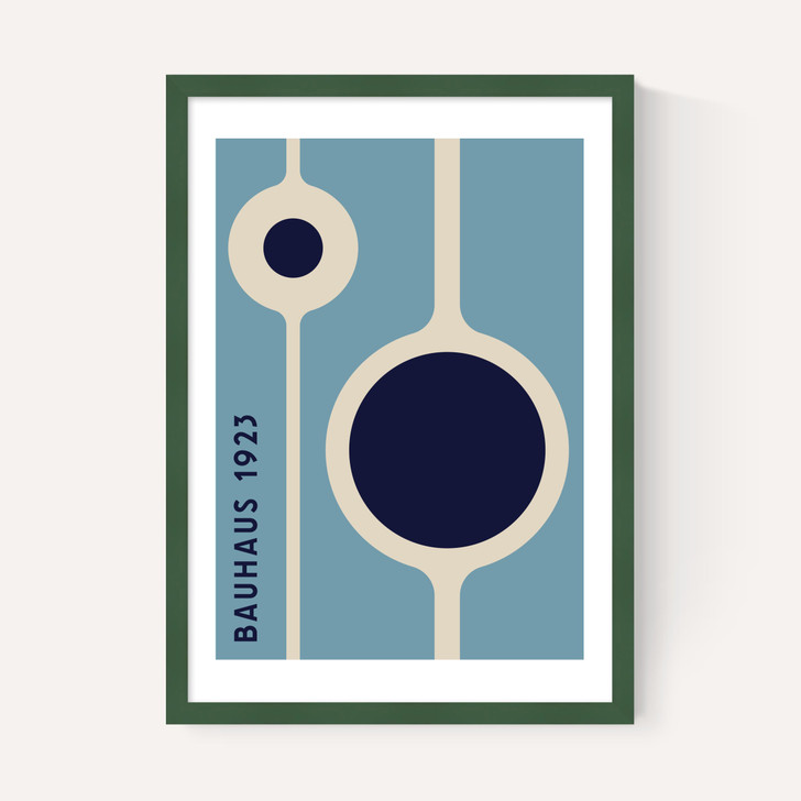 Bauhaus Blue Circle