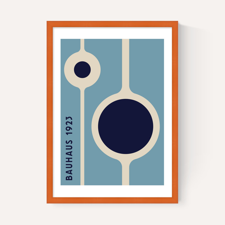 Bauhaus Blue Circle