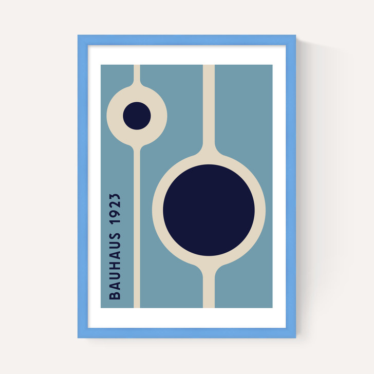 Bauhaus Blue Circle