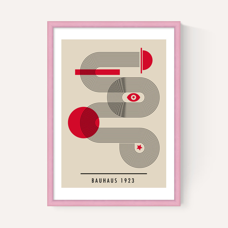 Bauhaus Red Circle